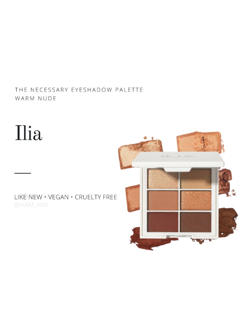 EUC Ilia The Necessary Eyeshadow Palette - Warm Nude